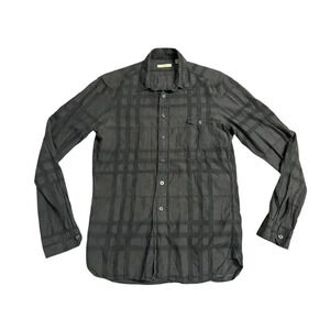 Burberry Button Down‎ Grey  Shirt Size Small